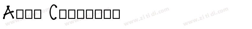 Arch Cond字体转换